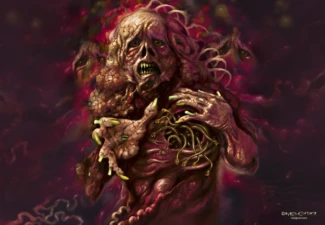 Demon Apocalypse — cover artwork illustrated by Melvyn Grant for The Demonata series by Darren Shan (2008). Cover artwork by Melvyn Grant for Demon Apocalypse by Darren Shan, The Demonata series, 2008