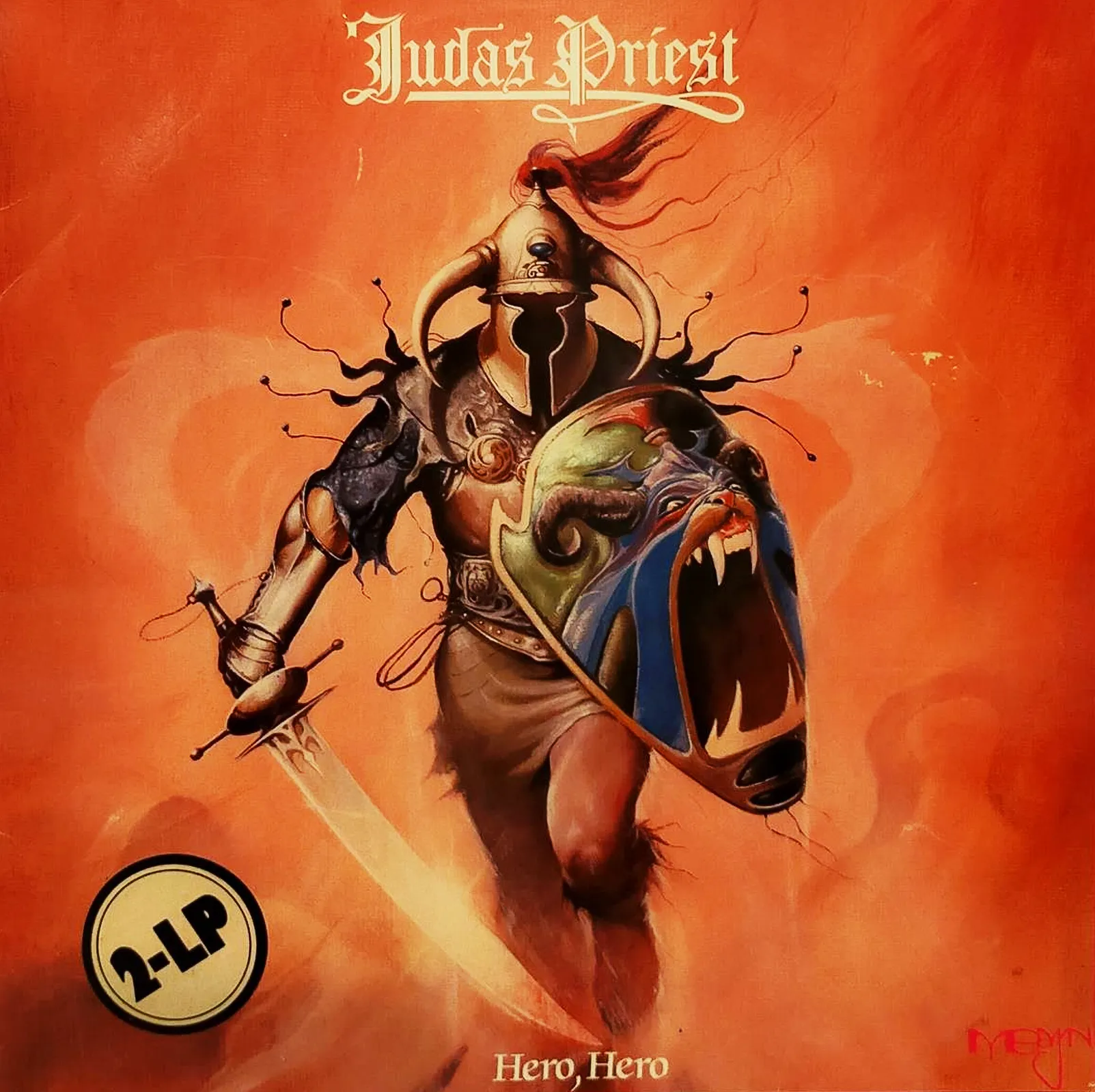 Hero, Hero — album artwork by Melvyn for Judas Priest
