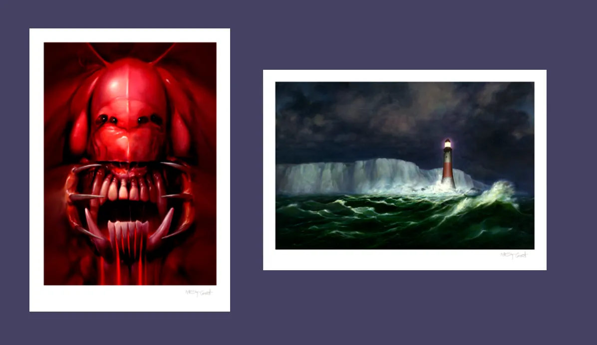 Example print layouts: portrait and landscape