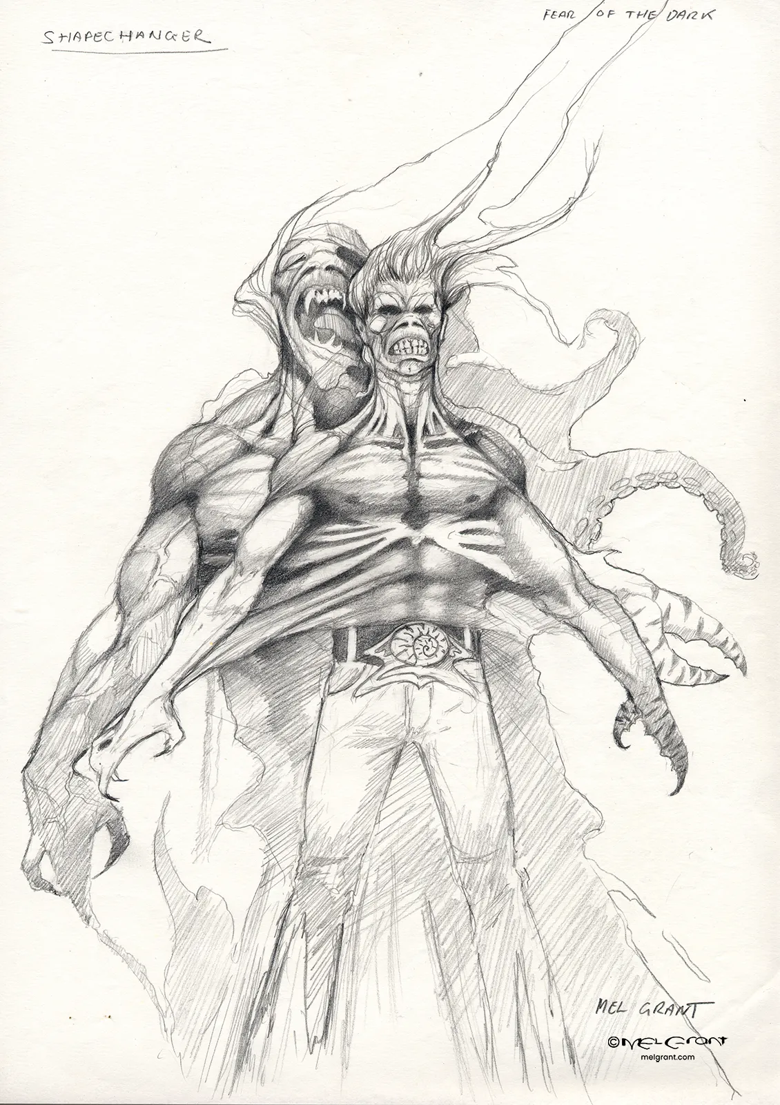 Unseen Fear of the Dark development sketch