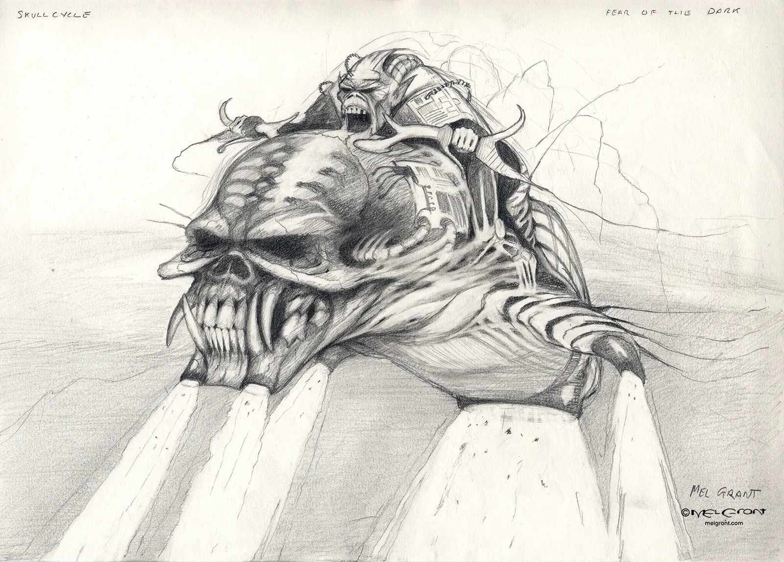 Fear of the Dark early composition sketch