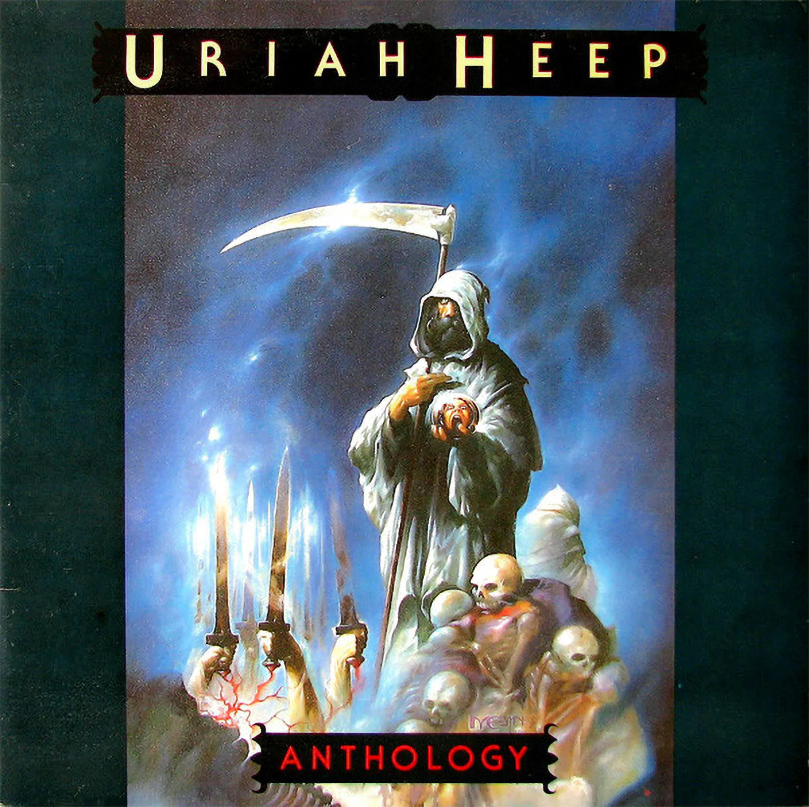 Anthology — album artwork by Melvyn for Uriah Heep